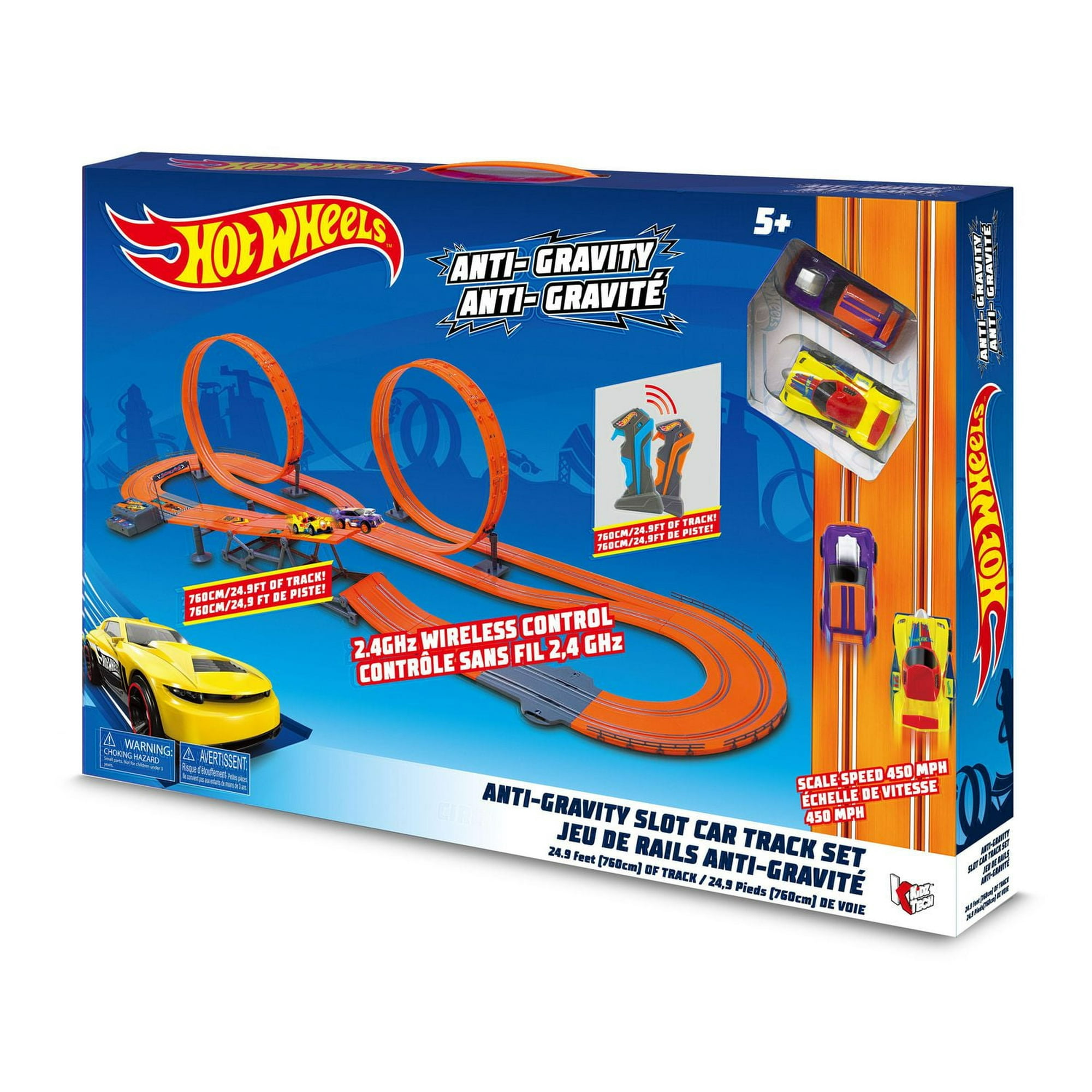 Hot Wheels Anti-Gravity Slot Car Track Set