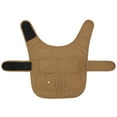 thumbnail image 5 of HDE Canvas Dog Vest Waterproof Jacket Cold Weather Coats for S-XL Dogs Brown L, 5 of 7