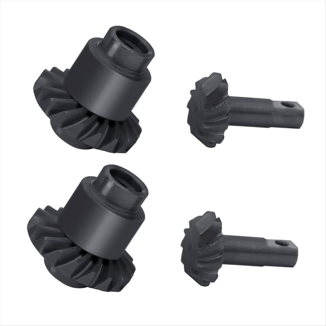 Juego de Engranajes Cónicos de Eje Helicoidal con Sobremarcha para Actualizaciones de Eje Trasero Delantero Redcat -18 RC Crawler 1/18, Pieza 10T 18T