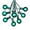 Green, variant on 100 Foot G40 Outdoor Patio String Lights with 125 Green Globe Bulbs – Indoor Outdoor String Lights – Market Bistro Café Hanging String Lights – C7/E12 Base - Green Wire