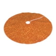 thumbnail image 2 of Kll Orange Glitter Christmas Tree Skirt 36",Party Decorations Farmhouse For Christmas Decorations Holiday Party, 2 of 8