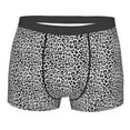 thumbnail image 5 of Uemuo Black Leopard Pattern Men's Boxer Briefs,Trunk Anti-Chafing,Comfortable, Durable, and Stylish Underwear-Large, 5 of 9