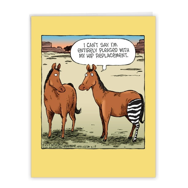 1 Jumbo Funny Get Well Soon Greeting Card ( x 11 Inch) - Horse Hip Replacement J1770GWG 1 Jumbo Funny Get Well Soon Greeting Card ( x 11 Inch) - Horse Hip Replacement J1770GWG