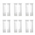 thumbnail image 1 of Rideaux Transparents Blancs 90 Pouces de Long 12 Panneaux Rideaux Transparents Blancs Rideaux Transparents Panneau de Base à Poche pour Tringle, 1 of 7