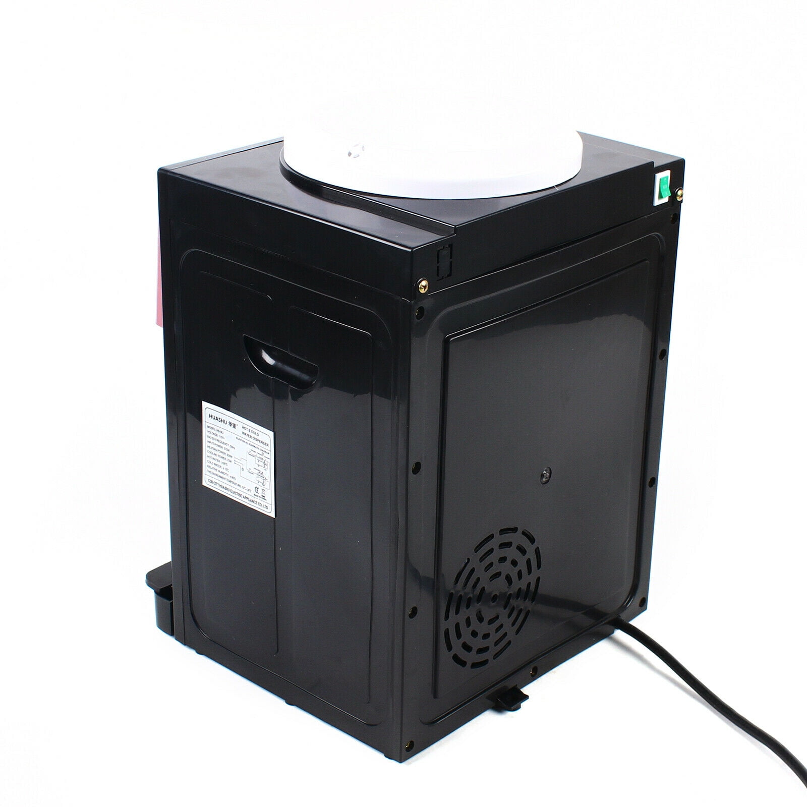 ANQIDI 5 Gallon Top Loading Hot/Cold Water Dispenser, 550W Pink Gold Desktop Small Electric Drinking Fountain