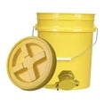 thumbnail image 4 of TISHITA Honey Bucket with Gate Pail Multifunction Dispenser Farm Extractor Equipment Yellow, 4 of 8