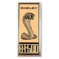 Scott Drake S7MS-16098-B Shelby G.T. 500 Fender Emblem - Black and Gold