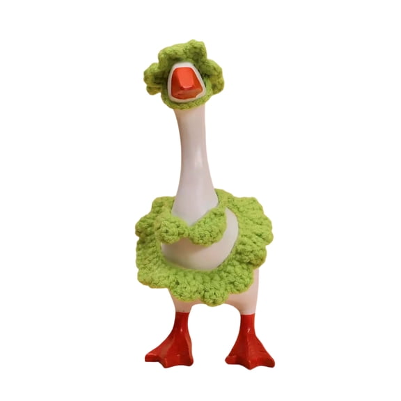 NWOKYZGH Summer Outfit Crochet Bikini Geese Clothes Summer Clothes for Cement Plastic Goose Statue Easter Decoration