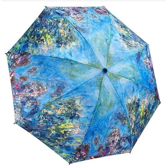 galleria Monet Wisteria Folding Umbrella