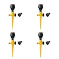 thumbnail image 4 of Vsenkes 4x Rotating Garden Sprinklers Lawn Sprinklers Gardening Tools Versatile Supplies Yellow, 4 of 9