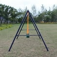 thumbnail image 4 of CIPACHO Two Station Kids Swing Set, Kids Backyard Playset for Age 3+, Blue, 4 of 7