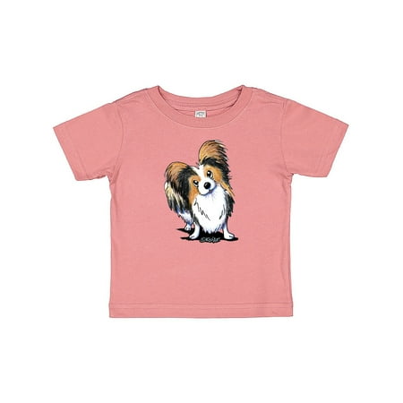 

Inktastic Tricolor Papillon Gift Baby Boy or Baby Girl T-Shirt