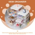 thumbnail image 4 of Organizador de escritorio tipo cajón, caja de almacenamiento, estuche de papelería, organizador de papelería multifunción, 4 of 7