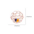 thumbnail image 3 of Pelotas de agarre para bebés | Sonajeros relajantes para la educación temprana y el entrenamiento de agarre | Diseño hueco con bolas rodantes | Juguete de plástico ecológico, 3 of 6