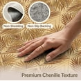 thumbnail image 6 of ODIKA Cream Frond Interlocking Layout Rectangular Fronds Large Beige Flowing Dynamic Foldable Easy Care for King Size Bedroom, Master Suite, Under Bed, 6 of 7