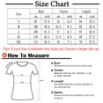 thumbnail image 5 of Ichuanyi Allover Print Petal Sleeve Blouse for Women Juniors Summer Wave Point Short Sleeve Tees T-Shirt Casual Round Neck Tops, 5 of 6