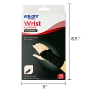 Equate Wrist Support, Adjustable, Black, One Size