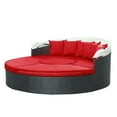 thumbnail image 5 of Modway Quest Canopy Outdoor Patio Daybed in Espresso Red, 5 of 9