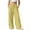 Yellow, variant on Lovzfmll Girl's Pants, Linen Drawstring Wide Leg Loose Fit with Pockets, Casual Pants for Big Girls 13-14 Years