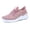 Pink, variant on KAQ Women's Comfortable Walking Shoes - Tennis Athletic Casual Slip on Sneakers