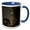 Blue/White, variant on 3drose, Milky Way and Silhouetted Tree, Near Ouray, Colorado, 15oz Mug