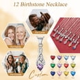 thumbnail image 5 of FaithHeart February Birthstone Heart Necklace for Women Celtic Knot Pendant Necklace 925 Sterling Silver Wife Girlfriend Valentines Day Birthday Jewelry Gift, 5 of 7