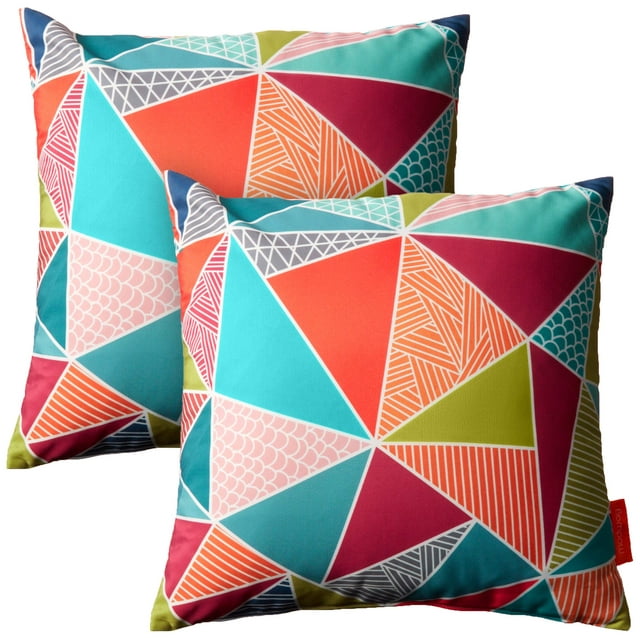 Juego de cojines Modway para patio, 45 x 45 cm, mosaico