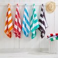 thumbnail image 3 of 100% Cotton Cabana Striped Oversized Beach & Pool Towel 4 Pack 35" x 70", 3 of 6
