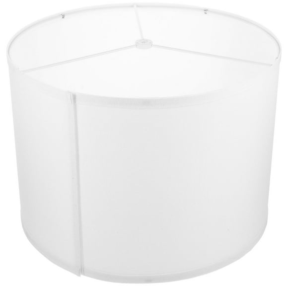 Uonlytech Drum Lampshade For Simple Style White Fabric Table Lamp Shade For Home Decor 1Pcs