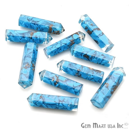 Turquoise Gemstone Orgonite 35x8mm Pencil Point (Best Resin For Orgonite)