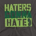 thumbnail image 2 of Spongebob Squarepants T-Shirt Haters Gonna Hate Unisex Graphic Tee For Men & Women, 2 of 7