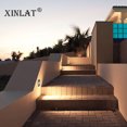 thumbnail image 4 of Lámpara de pared LED empotrada para exteriores, luz cálida/fría, IP65, impermeable, empotrada para escaleras, pasillos, porches, patios, 3 W, 5 W, 4 of 5