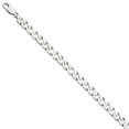 thumbnail image 1 of 14K White Gold 7.41mm Fancy Link Bracelet, 1 of 2