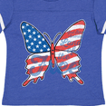 thumbnail image 4 of Inktastic Patriotic Butterfly Girls Toddler T-Shirt, 4 of 5