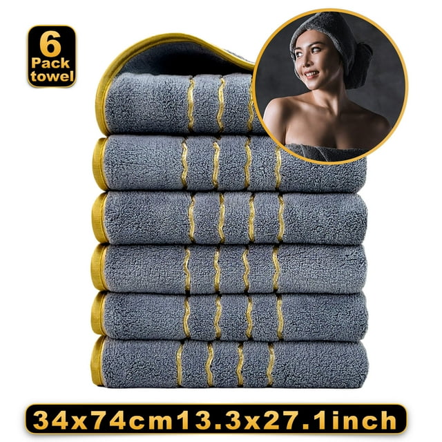Xihbxyly Juego de Toallas de Terciopelo, Ultrasuaves y Muy Absorbentes, Colores Elegantes para La Decoración Del Hogar, Resistentes para Uso Diario, Ideales para Spa, Gimnasio y Baño, Ideales para Ad