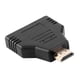 thumbnail image 2 of Adaptador Adaptador Puerto compatible con HDMI macho a 2 hembra compatible con HDMI 1 en 2 salidas 1080P Splitter Adapter Converter, 2 of 8