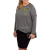 Junior Plus Pullover with Fashion Patches
