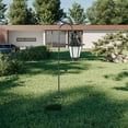 thumbnail image 6 of 29 Inches Solar Lamp Post Light,Outdoor Solar Lamp Post Lighting,Aluminum Classic Black Light Pole,Solar Pole Lamp Waterproof Outside for Driveway Patio Garden Lawn Backyard Pathway, 6 of 7