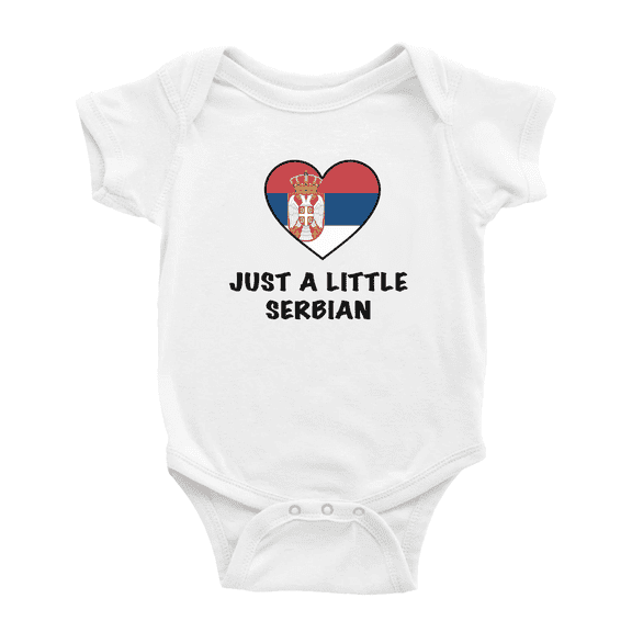 Just A Little Serbian Cute Baby Clothing Bodysuits For Boy Girl