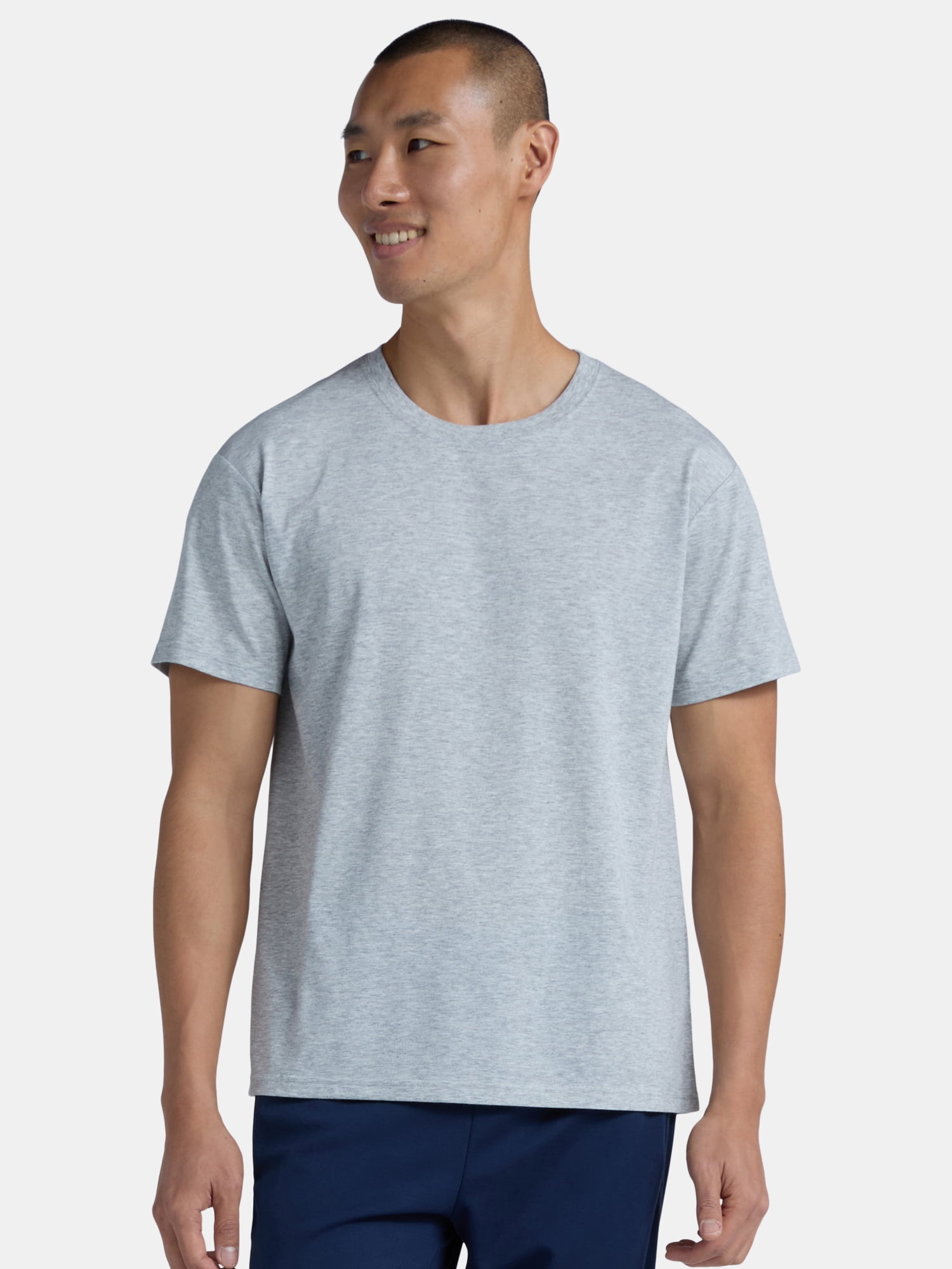 Athletic Works Men's and Big Men's Tri Blend Tee, Sizes XS-4XLT