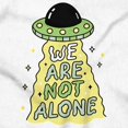 thumbnail image 2 of Funny Alien UFO We Are Not Alone Crewneck T Shirts Boy Girl Teen Brisco Brands S, 2 of 5
