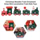 thumbnail image 2 of Decoraciones de tren de Navidad Lindo adorno de tren de Navidad Favores de fiesta de Navidad, 2 of 6