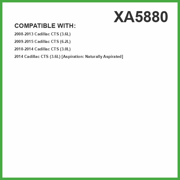 ECOGARD XA5880 Premium Engine Air Filter Fits 2008-2014 Cadillac CTS