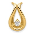 thumbnail image 6 of 14K Yellow Gold VS Diamond Chain Slide Pendant, 6 of 7