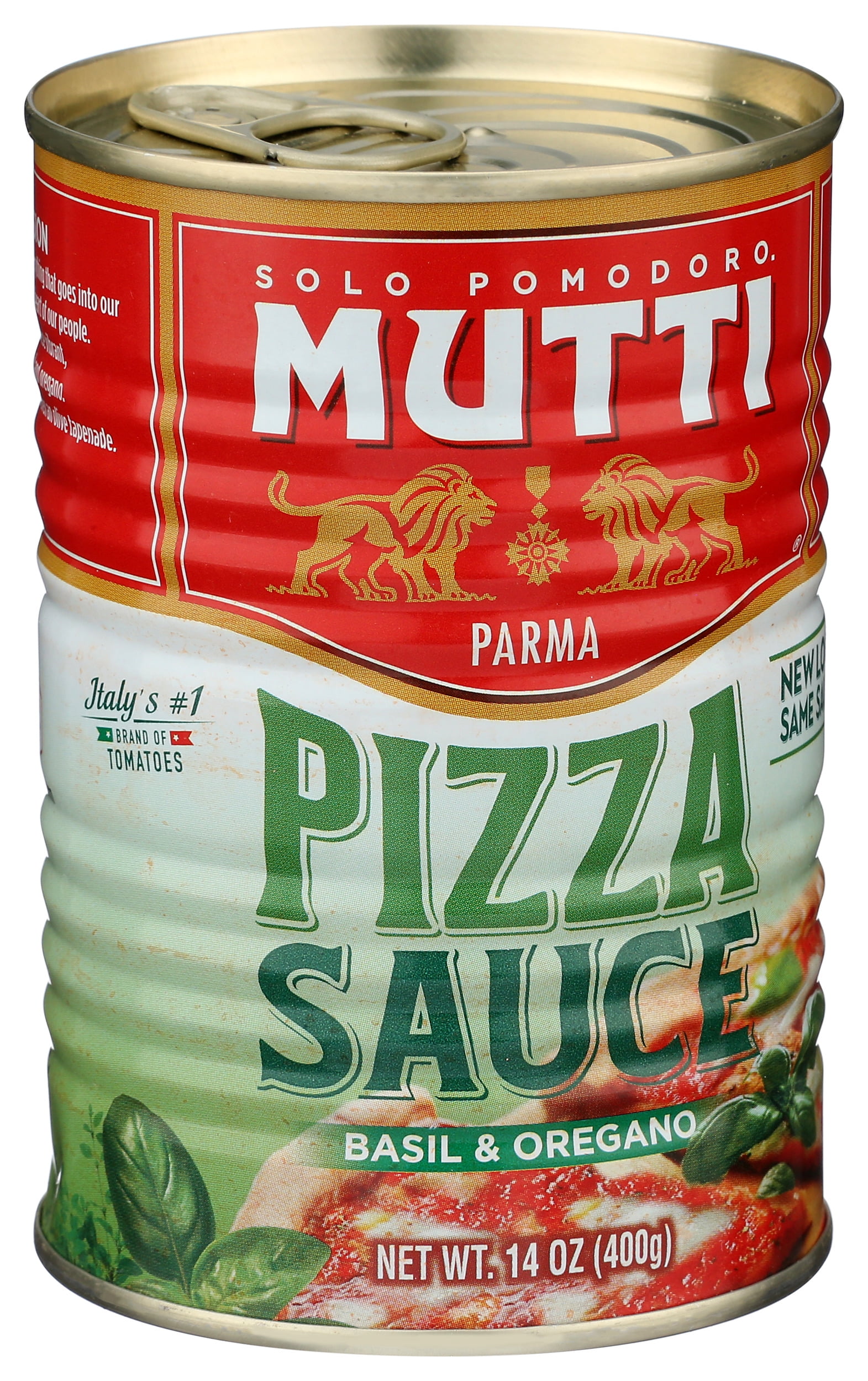 Pack of 6, Mutti Basil & Oregano Pizza Sauce, 14 oz - Walmart.com