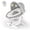 White, variant on Zoicay 3-in-1 Portable Foldable Baby Swing Bouncer Rocker, Newborn Infant Rocking Seat with Remote Control, 5 Swing Speeds, 3 Music Modes, Bluetooth & Built-in Soothing Music, Easy Storage, Gray