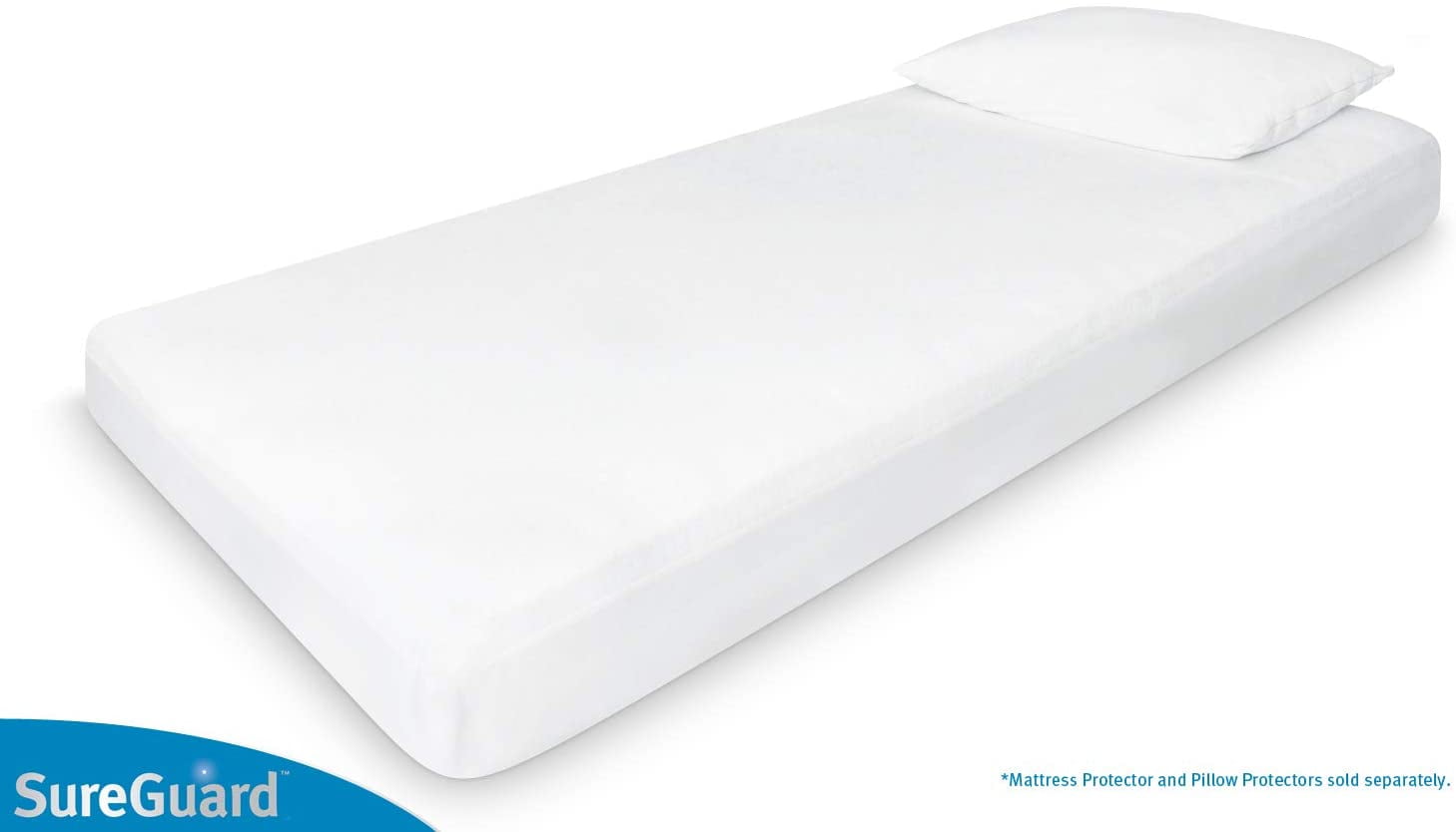 SureGuard Queen Size Mattress Protector Premium Fitted Cotton Terry