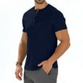 thumbnail image 4 of Antinious Men Ribbed Knit Solid Crewneck Short Sleeve Business Work Fitness Casual Tops, 4 of 5