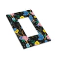 thumbnail image 7 of DouZhe 1-Gang Decorator/Rocker Wallplate, Colourful Flowers Birds Forest Decorative Wall Plates, 7 of 7