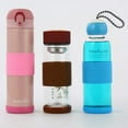 thumbnail image 3 of 5 fundas protectoras de silicona para tazas de vidrio, antideslizantes y resistentes al calor (color aleatorio)., 3 of 5